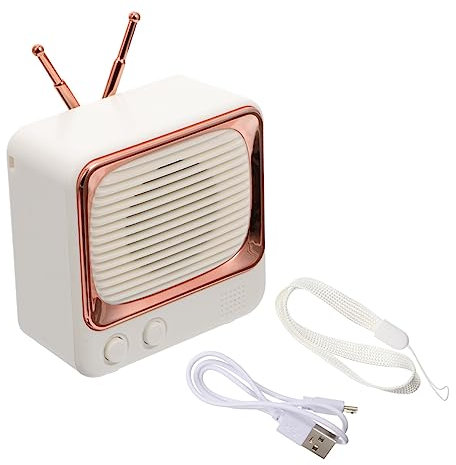 Operitacx 1 Juego Altavoz Inalámbrico Retro con USB y Tarjeta Mini Subwoofer de Sonido Diseño Elegante para Uso Casa y Oficina