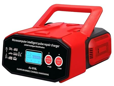 High Power 400 W 12 V-24 V Batterie Ladegerät 30 A Automatische Intelligente Start-Stopp Reparatur Ladung for Auto Blei-säure Gel Trocken
