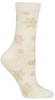 SockShop Wild Feet Women’s Christmas Socks 1 Pair Festive Novelty Style Presented in Gift Box Soft Cotton Rich Fun Design for Winter Gifting Stocking Filler Ladies Seasonal Wear Size 4-8