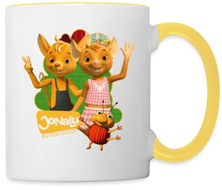JoNaLu Jo Naya Und Lu Winken Fröhlich Tasse Zweifarbig