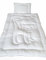 TM Maxx Baby Set Kinderdecke Bettdecke Decke U-Kissen Steppbett mit Kissen • Decke 100x135cm • U-Kissen 40x60cm • Kätzchen Motiv Weiß Zarte Mikrofaser Öko-Tex 100 Nachhaltiges Produkt