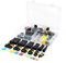 Auto Wasserdichte Elektrische Terminal Auto Draht Stecker 1/2/3/4/5/6 Pin Elektrische Stecker mit Automotive Mini Flachsicherungen für Motorrad Auto Lkw Etc (240 stücke)