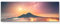 Paul Sinus Art Leinwandbilder | Bilder Leinwand 120x40cm Berg in der Nacht auf Bali