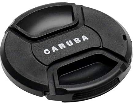 Caruba Clip Cap Lensdop 55 mm Objektivdeckel schwarz Digitalkamera 5,5 cm – Objektivkappen (schwarz, Digitalkamera, Universal, 5,5 cm)