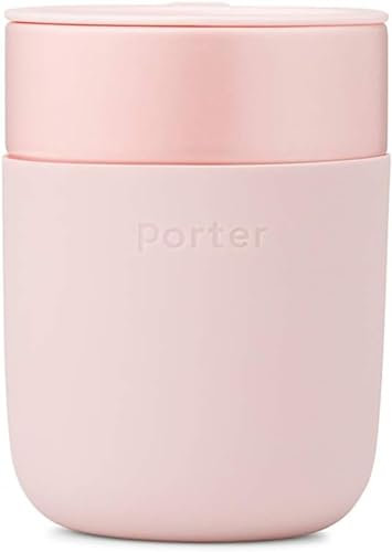 W&P WP-PMC-BL Porter Mug Re-usable Coffee Cup, Ceramic, Blush