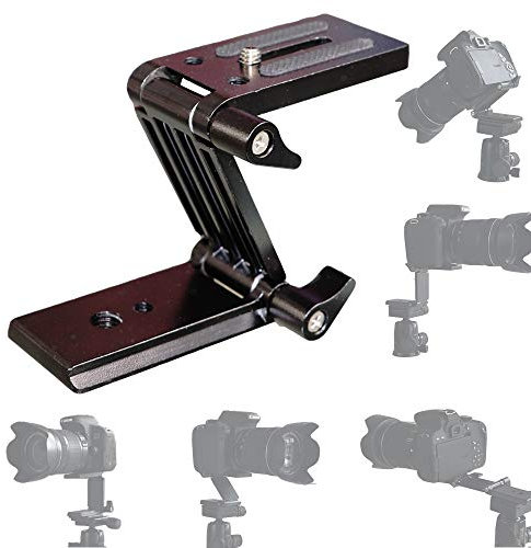 PURAMI Z Flex Tilt Tripod Head for Camera with Arca-Swiss Slot Bracket 1/4 inch Quick Release Plate Mounting for Monopod Slider Rail Cage Rig Gimbal Stabilizer Compatible with DSLR Canon Nikon Sony