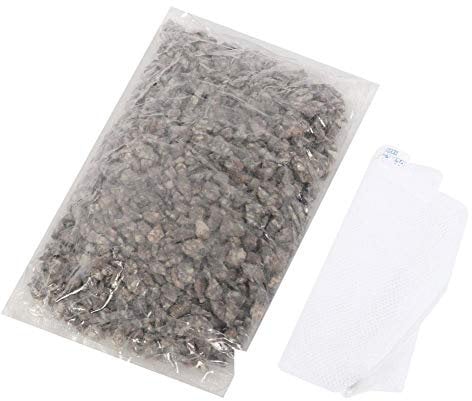 Aquarium Natürlicher Zeolith Filter Aquarium Wasseraufbereitung Geruchsentferner Aquarium Filterstein mit Medientasche für Aquarium und Teich