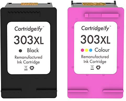 Cartridgeify 303 XL Druckerpatronen kompatibel mit HP 303 303XL Patronen Multipack, für Tango, Tango X, Envy Photo 6220 6230 6232 6234 7130 7134 7830