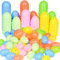 VEYLIN 60 Pieces Plastic Easter Eggs, Empty Surprise Eggs, Assorted Color Mini Easter Eggs, Decorations, Arts, Basket Stuffers, Fillers, Classroom Prize Supplies, Filling Treats, and Party