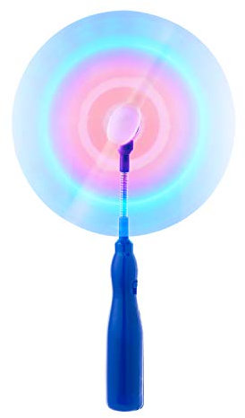 Ultra 3 Bleu Baguette Tournante LED Ventilateur Pivotant LED Moulin a Vent Jouet Cool Filateur à Moulin Vent avec Rotation Lumière Moulin pour Enfants Gadget Lumineux LED