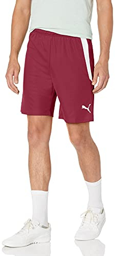 PUMA Men's Shorts, Cordovan/White, L