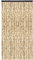 Flauschvorhang in Sondergröße - Türvorhang Breite: 120cm - Länge: 250cm, Beige Meliert
