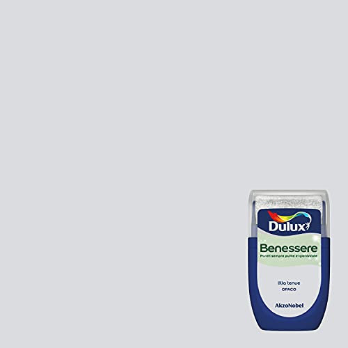 Dulux Benessere Pittura Colorata all'Acqua per Interni Superlavabile Anti Muffa Anti Batteri con Ioni D'Argento, 30 millilitri, Lilla Tenue, 30 ML