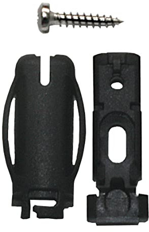 Plissee Spannschuh mit Verrastung für Cosiflor VS2 Farbe schwarz 4er Set