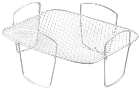 Rejilla para freidora de aire, rejilla para deshidratador de acero inoxidable 304, cesta para freidora de aire para cocinar, cocinar al vapor, enfriar, secar, cocinar al horno