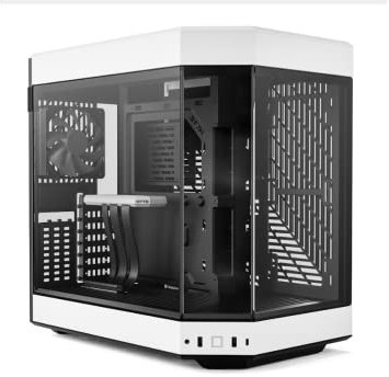 Hyte Y60 Mid Tower Case - White/Black (E-ATX/M-ATX/M-ITX)