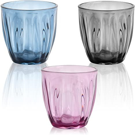 Xzeemo 3 Stück Zahnputzbecher Set, 400ml Zahnputzbecher Kunststoff, Wasser Cup, Mundwasser Tasse, Tragbarer Plastikbecher, Einfache Zahnputzbecher, Toothbrush Cup für Erwachsene, Kinder