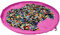 JJPRIME - Kinder Aufräumsack Spieldecke Kordelzug | Aufbewahrung Spielzeug Groß | Faltbar Spielzeugaufbewahrung Kinderzimmer | Play and Go Spielzeugsack - Schnelle Reinigung (150cm XL - Rosa)
