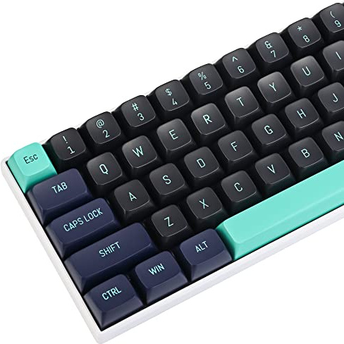 Owpkeenthy Double Shot Keycaps, PBT Custom Keyboard Keycaps 160 Keys, CSA Profile for 60% 65% 70% 100% Mechanical Keyboard (Hammerhead Shark)