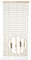 Kobolo Türvorhang Nature, Papiervorhang, 90x200 cm, 36 Stränge, beige/braun, Fliegenvorhang aus Naturmaterial in Bastoptik, dekorativ & natürlich für Tür, Balkon, Terrasse & Innenbereich