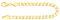 EDELIND 333 Gelbgold Armband Herren Bracelet Panzerkette facettiert 5mm Armkette 8K Echtgold L 21 cm Armband mit Schmuck Geschenk Box Made in Germany