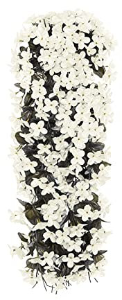 70cm Künstlich Hängende Blumen, Blauregen Efeublumen Künstlicher Hängender Glyzinien,Kunstblumen Veilchen Hgende Blumen für Outdoor Heimdekoration Garten Schnur Blumendekoration