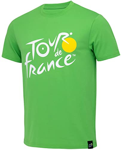 TOUR DE FRANCE T-Shirt Leader – Offizielle Kollektion Radfahren, grün, L