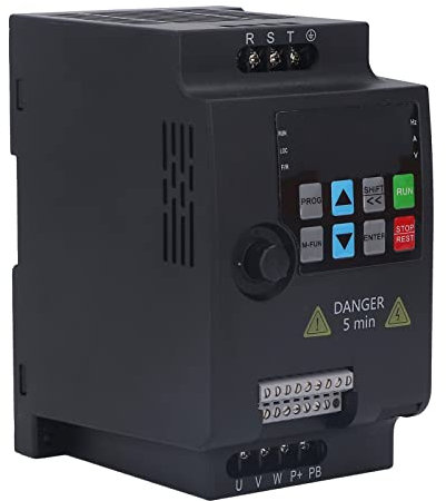 Contrôleur De Fréquence D'inverseur Monté sur Rail D'entraînement à Fréquence Variable Triphasé 1.5KW VFD Entrée AC0-380V Sortie Variateur de Fréquence de 380V pour Centrale De Maintenance