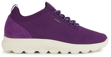 Geox Femme D Spherica A Basket, Pourpre, 38 EU