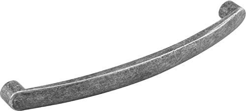 ALLES IM GRIFF Möbelgriff Santiago LA 128mm - antiker Möbelgriff Breite 137mm - Möbelgriff, Zinkdruckguss verzinkt antik