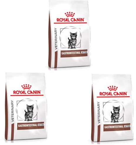 Royal Canin Veterinary Gastrointestinal Kitten Feline | 3er Pack | 3 x 400 g | Diät-Alleinfuttermittel für Kätzchen | Kann dabei helfen den Gastrointestinaltrakt zu unterstützen