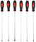 6 Pcs Professional Extra Long Reach Screwdriver Set Phillips & Slotted DIY Hand Workshop Tools Soft Grip Handles Magnetic Tip UK Free P&P