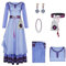 AYYOHON Wish Asha Kostüm Erwachsene Prinzessin Kleid für Frauen Asha Ohrringe Halskette Hüfttasche Halloween Weihnachten Cosplay Outfits XL, Damen