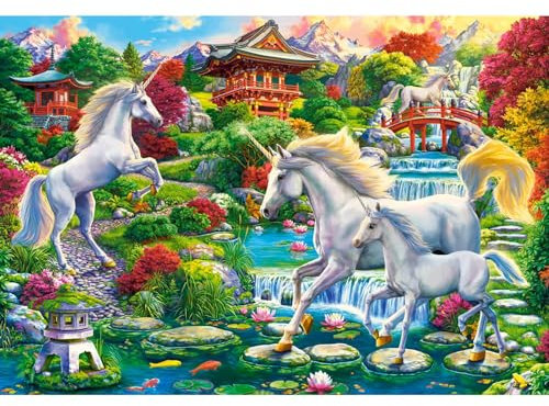 Castorland 1500 EL. Unicorn Garden [Puzzle]