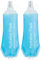 GYGYL Lot de 2 Gourdes Souples de 500 ml, en TPU, pour la Course à Pied, la Randonnée, le Cyclisme, l'Escalade, Bleu