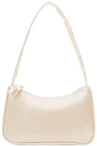 Trachten Taschen große Kapazität, eine Schultertasche, Einkaufstasche O Bag Taschen Damen Blau (White, One Size)