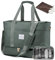 LOVEVOOK Reisetasche Damen, Wasserdicht Weekender Travel Bag mit Schuhfach, Duffle Bag Kliniktasche Geburt Mommy Handgepäck Tasche Saunatasche Gym Sporttasche Schwimmtasche für Reise Ryanair
