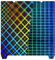IdeaFormer Rainbow Mesh+Plaid PES Druckplatte für Creality K1/K1C/K1 SE/Ender 5 S1/Ender 3 S1 Pro/Ender 3 S1/Ender 3 V3 SE/KE, Federstahl PES Spring Steel Platte K1C Build Plate 235x235cm