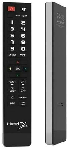 Hotel TV Fernbedienung 2/1 passend für alle Telefunken TV Fernseher Keine Programmierung nötig