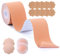 ZYNERY 17 Stück Set Boob Tape, 5m Brust Tape, Body Tape, Brusttape für Brustlifting mit 4 Stück Wiederverwendbarem Klebe-Brustpflaster, Große Brust Boob Tape für A-G Cup Damen