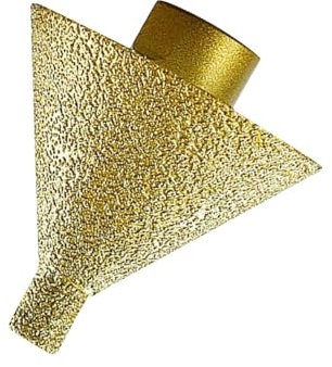 perfk Broca de biselado de diamante Broca de biselado de diamante M14 Broca de biselado avellanado de diamante para baldosas de Vidrio Granito, 50MM