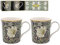The Leonardo Collection William Morris Pimpernel Mugs Set of 2 | Stylish Tableware for Home Use | Coffee Cups for Every Occasion | Ideal Mens and Birthday Gifts