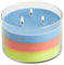 PartyLite New Rituals Duftkerze im Glas, 3 Dochte, Grapefruit & Rosmarin, Holunderblüte & Minze, Meersalz & Salbei – 45-50 Stunden Brenndauer