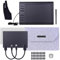 10x6 Inch Professional Graphics Drawing Tablet with 8192 Levels Pressure, Tilt Sensing and 12 Shortcut Keys Digital Sketch Pad Supported for PC USB Cable and OTG Connector