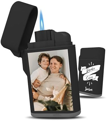 Dankeschön Geschenk – Graviertes Feuerzeug – Personalisierbares Geschenk für Ihn, Einzigartige Gravur für einen Unvergesslichen Tag