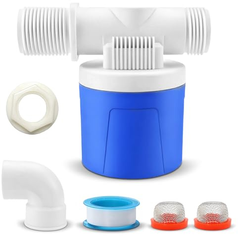YICH 3/4 zoll Schwimmerventil für Wassertanks Pools, Automatisches Wasserstandskontrollventil für Fischteiche, Viehtränken, Bewässerungssysteme, Viehtanks, Aquarien