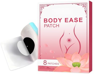 Body Ease Patch para control de vejiga y prevención de fugas urinarias, 8 parches abdominales adhesivos para mujeres y hombres, apoya la salud del tracto urinario, cómodo y discreto parche para el