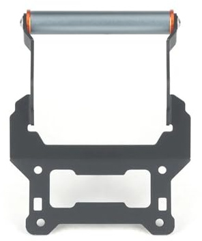 EHWLFVX Motorrad Navigaton Halterung Für C400GT 2025 Motorradzubehör CNC Aluminium GPS-Navigationshalterung Lenkerstangenverlängerungshalterung(22MM-Black)