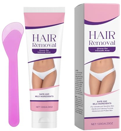 Creme zur Haarentfernung Hautlotion mit Schaber 120g