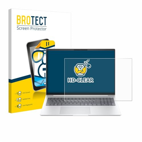 BROTECT Schutzfolie für HP EliteBook 8 G1i 16 | Transparenter Displayschutz Made in Germany Klare Displayschutz-Folie Clear Einfache Montage Case-Friendly Displayfolie